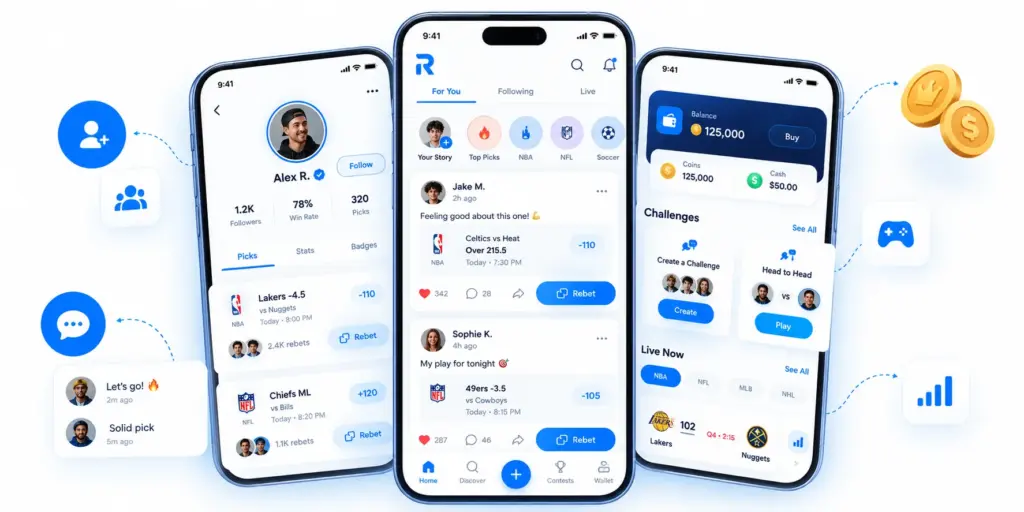 What Features Should You Build Into a Rebet-Like Social Sportsbook?