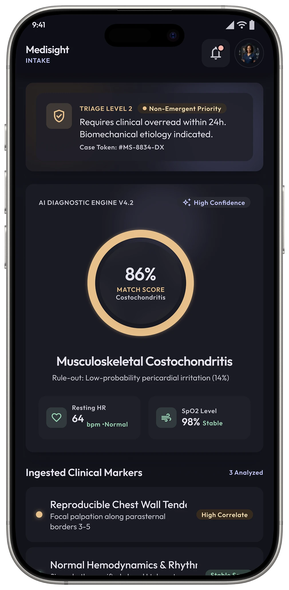 Medisight mobile screen 7