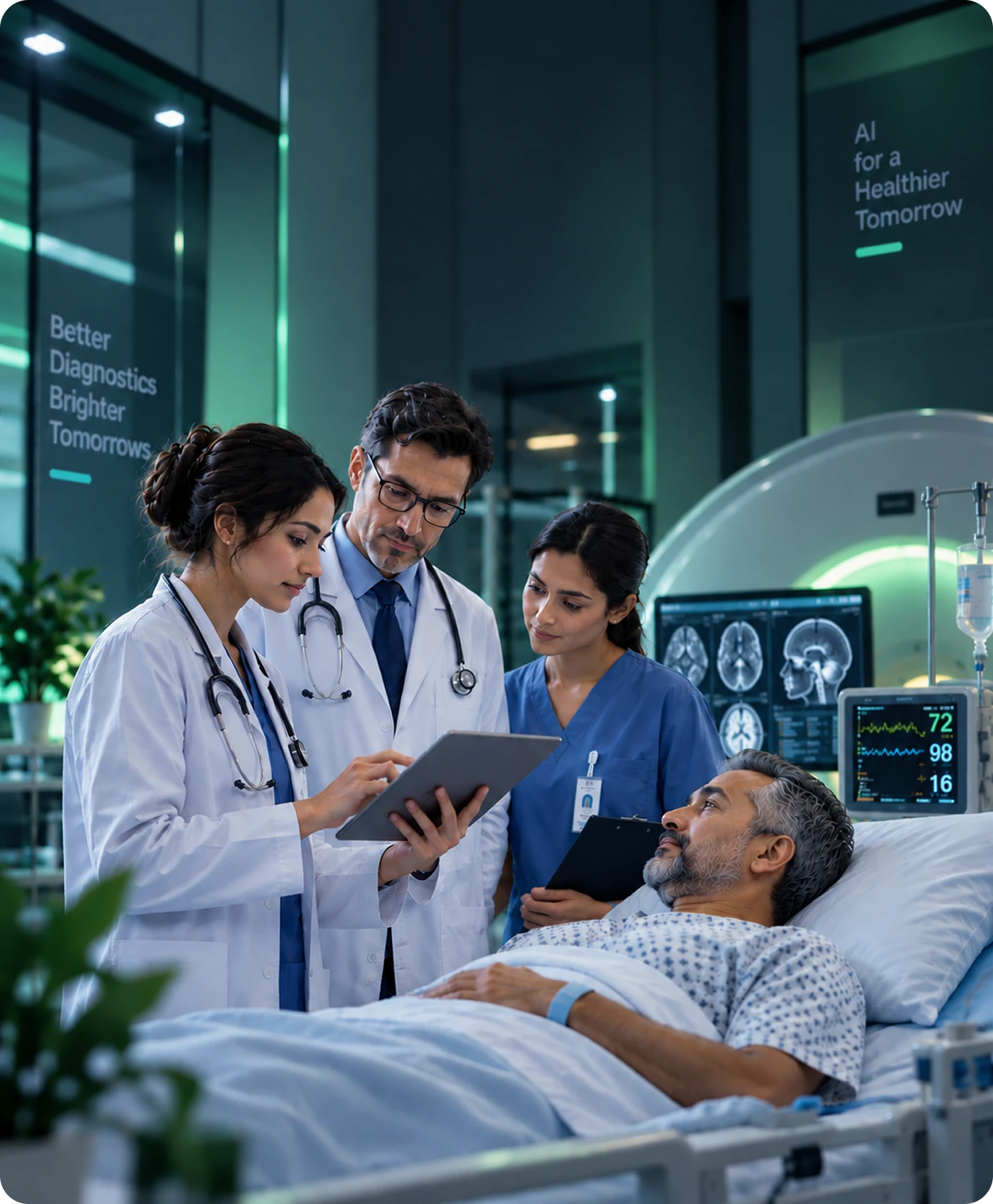 Multidisciplinary clinical care team and patient monitoring
