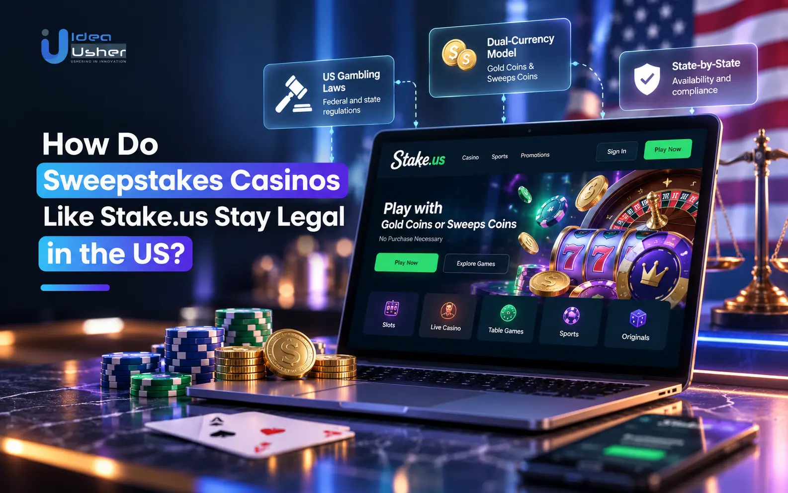 How Do Sweepstakes Casinos Like Stake.us Stay Legal In The US_
