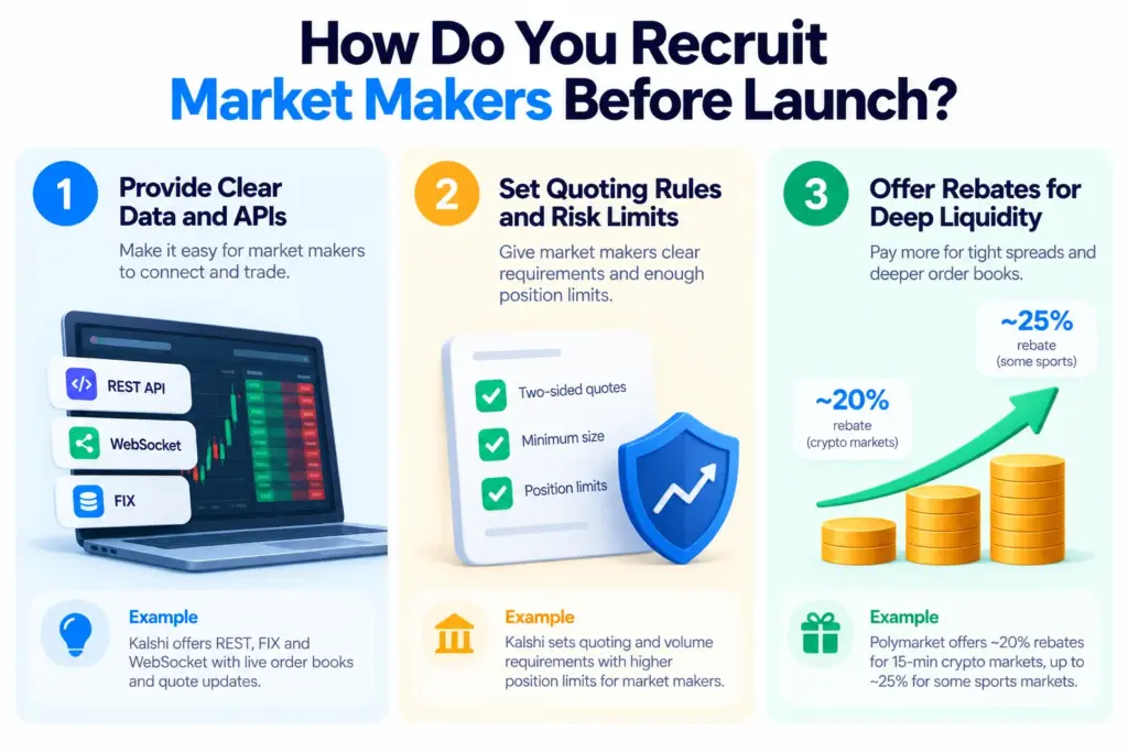 How Do You Recruit Market Makers Before Launch?
