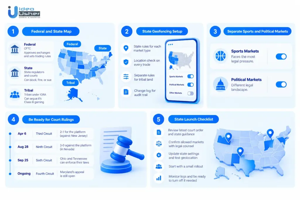 Federal vs. State Rules Matter to Pick a Prediction Market Development Partner