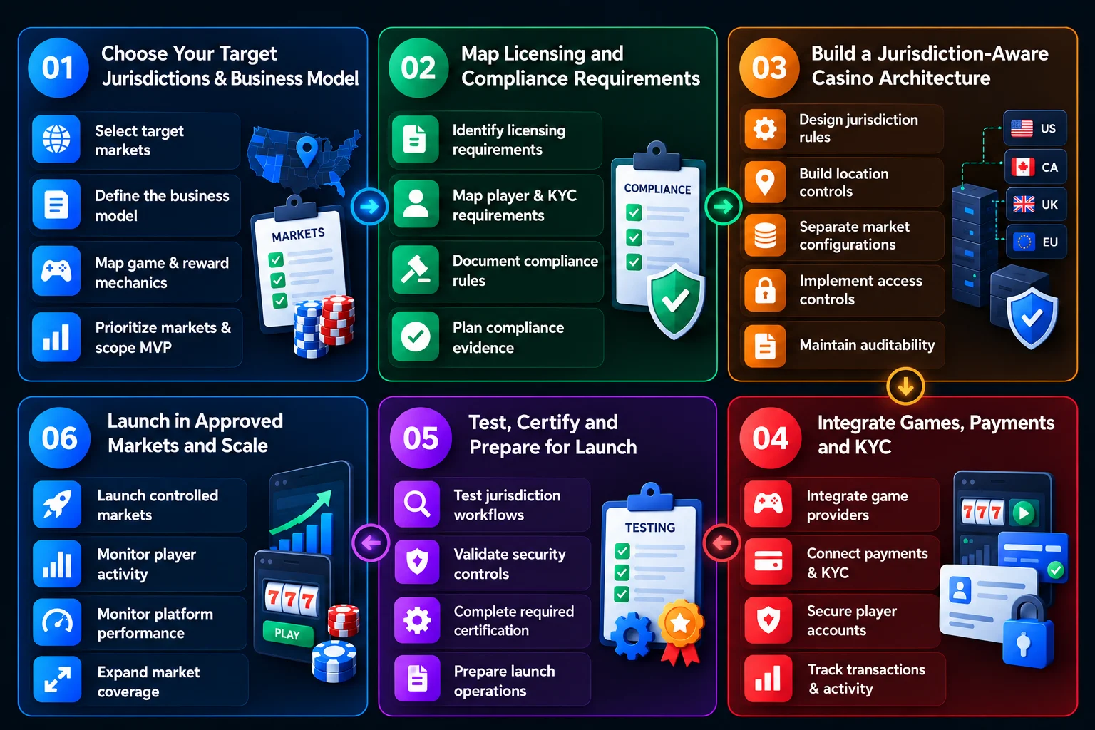 how to launch licensed social casino app