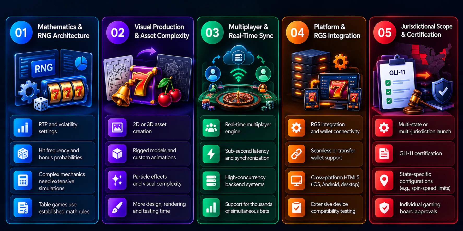what affects the casino game development timeline