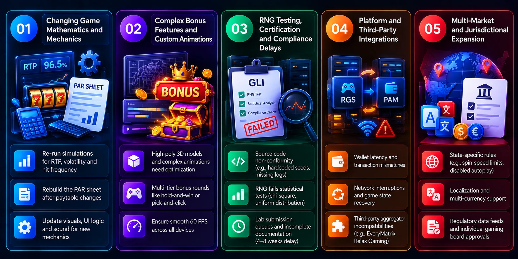 what can delay casino game development timeline