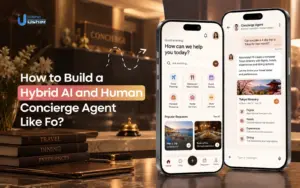 hybrid AI human concierge agent development